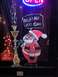 2007 Subaru Impreza - A chalk drawing on a window depicts Santa Claus enjoying a hookah, with a 'Help Wanted' sign visible nearby.
