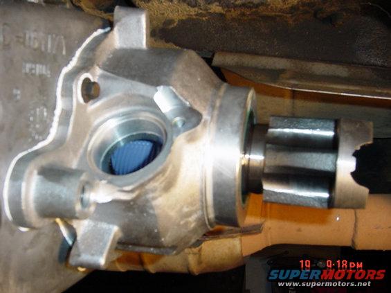 A look inside the speedo housing