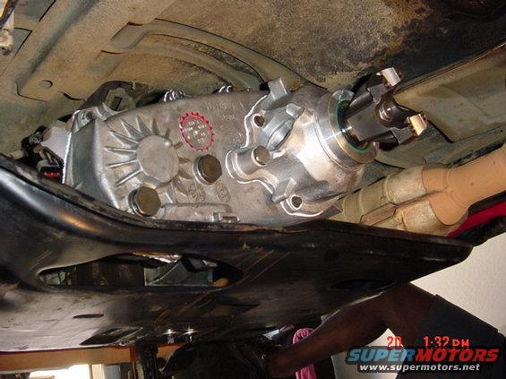 Skid plate installed