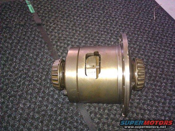 Differential carrier with bearings and visible part number