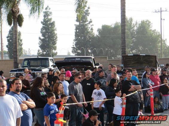 1978 Ford Bronco front view with crowd gathered