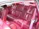 1992 Lincoln Mark VII - Interior view of the rear seats and seatbelts.