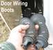 Door wiring boots changed at some point; possibly '94.  The newer design is larger at both ends, the...