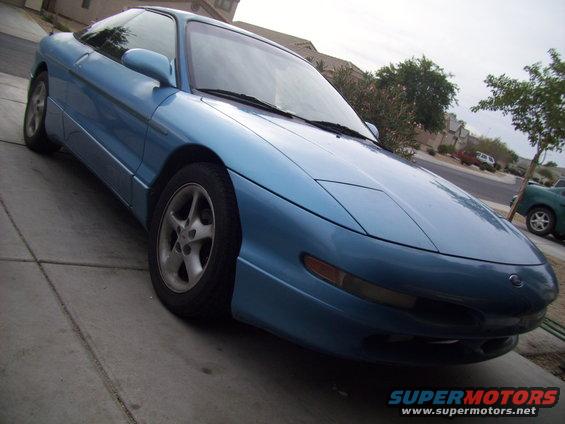 Blue 1993 Ford Probe, 3q-front view