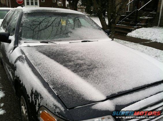 First snow of the year