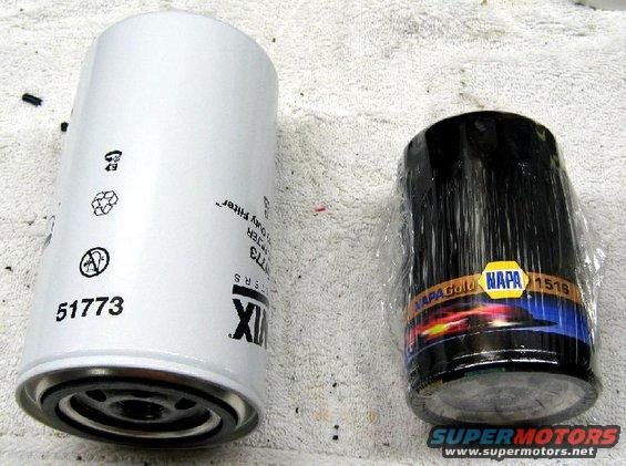 oilfilters.jpg here is the 2qt oil filter from WIX for the 4.9l