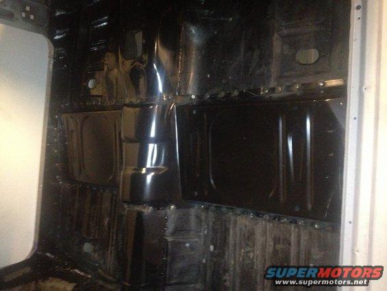 65 mustang 1 piece seat pan welded in