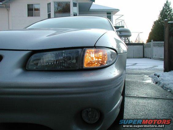 2002 Pontiac Grand Prix front corner with turn signal on