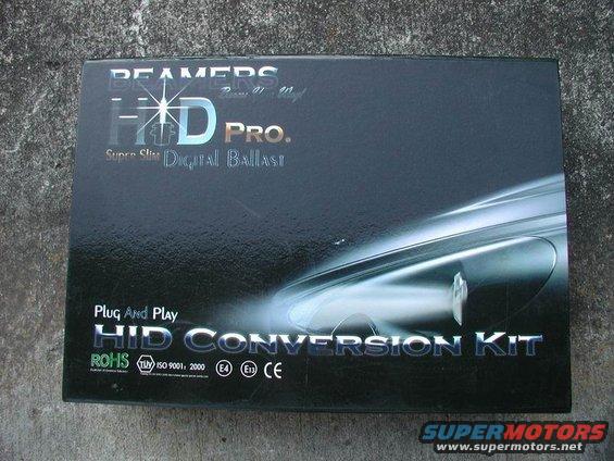 Box for an HID conversion kit, says HD PRO Super Slim Digital Ballast