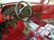 1990 Ford F-250 - The interior of a red truck shows a disassembled dashboard and floor, suggesting repair or modification.