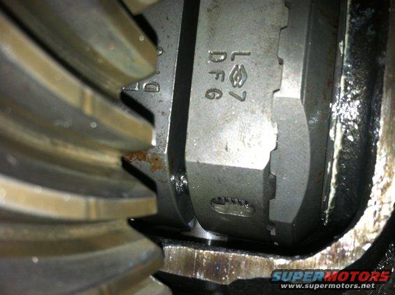 Differential gears with markings L87 DFG