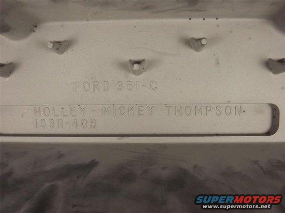 just another Holley / Mickey Thompson contract 