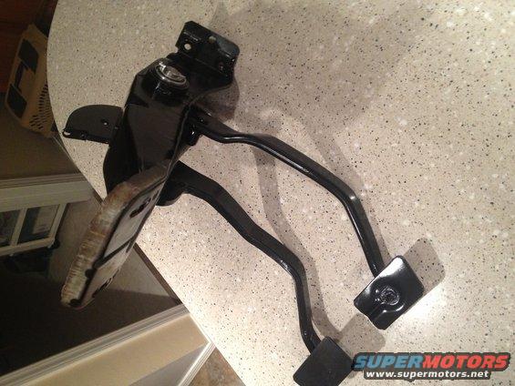 65 Mustang pedal assembly mods complete