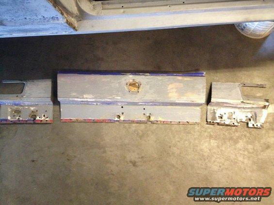 65 Mustang cut out tail light panel