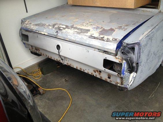 65 Mustang dynacorn tail light panel
