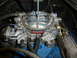 1961 Ford Ranchero - A close-up view of an Edelbrock carburetor, a key component in a vehicle's fuel system.