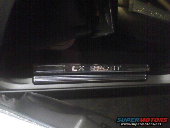 Chrome LX SPORT door sill plate