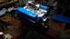 1977 Ford F-150 - Ford V8 engine on a stand, likely undergoing rebuild or modification.