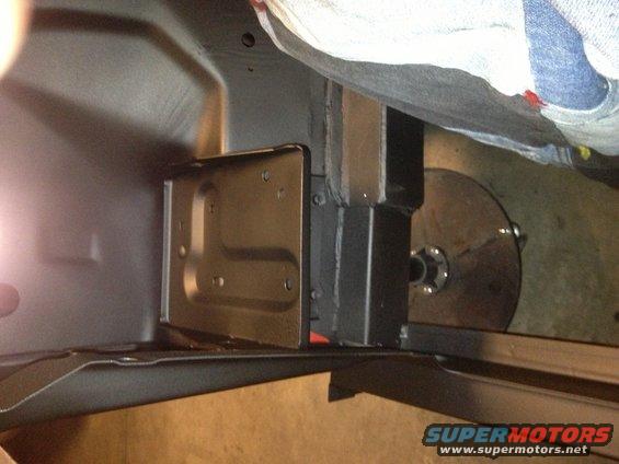 67-battery-tray-installedpainted.jpg 65 Mustang with 67 battery tray