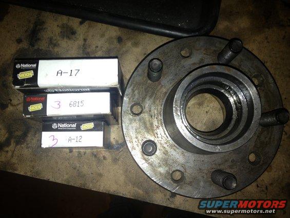 hub-w-bearings-and-seals.jpg 65 Mustang MII Hub bearings and seals