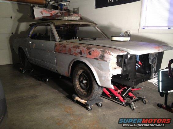 65 Mustang PS back together