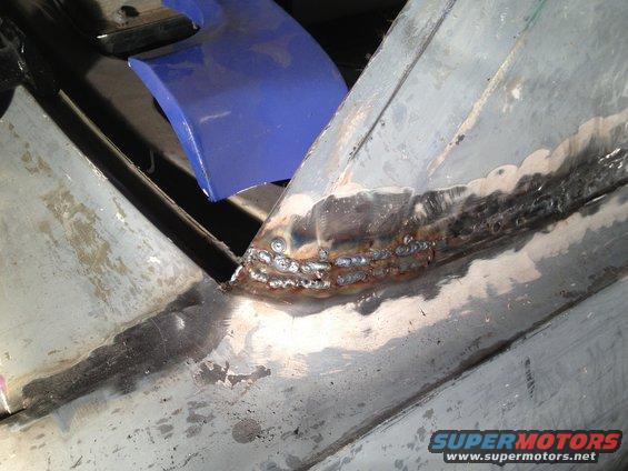 65 Mustang quarter panel welded