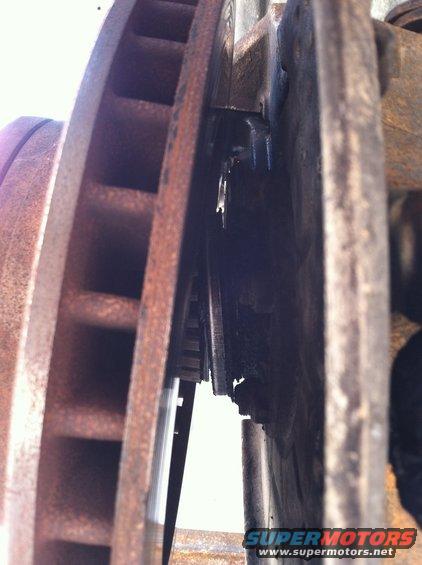 This is how it sat just after I jacked it up and removed the tire.