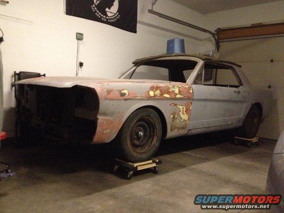 65 Mustang DS back together