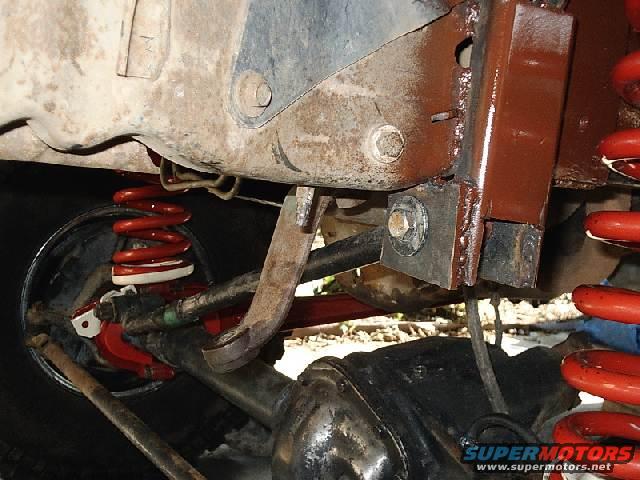 Trac arm mount installed