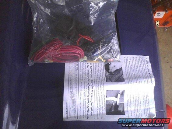Wiring harness and installation instructions for a fan upgrade