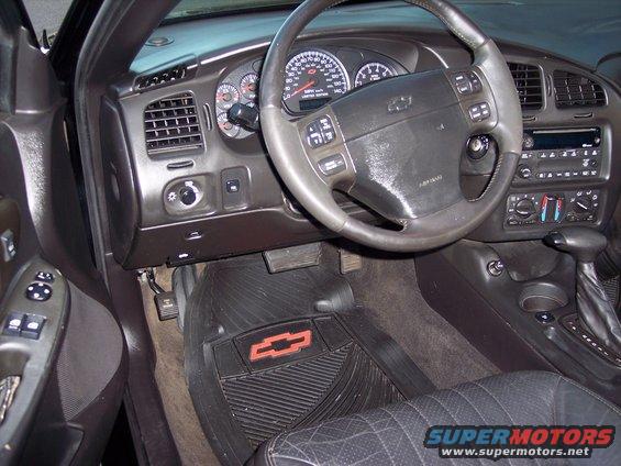 2002 Chevrolet Monte Carlo interior with dashboard and steering wheel