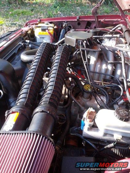 After cleaning and cold air intake