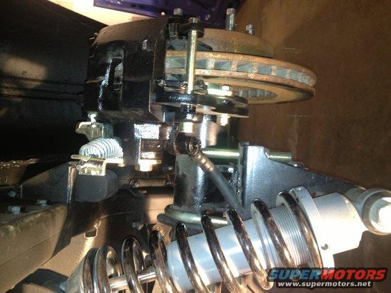 65 Mustang cadillac metric caliper, ebrake bracket passenger side