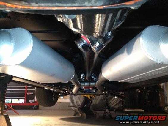 muffler-to-trans-view.jpg 65 Mustang flowmaster american thunder install