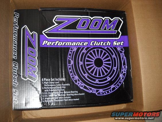 54-build--1182013-003.jpg 1-18-2013:

 I bought a Zoom performance Kevlar clutch set from Summit Racing. It was back ordered which wasn't a big deal. But it showed up today and I wasn't very happy. This wasn't a cheap clutch set. It showed up and the shipping box looked fine. So I opened it up and see the Zoom box with it's side tore out.

