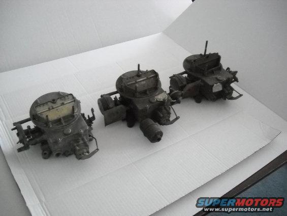 54-build--12282012-002.jpg 12-28-2012: I'm kind of bumbed I didn't get any work done on the 54 this past year. But I did pick up some more parts for it.



I picked up three Autolite 2100 1.02 2V carbs for the 300. I'm going to run these while the engine is in it's naturally aspirated form. I'm going to switch over to Holley 350 cfm 2V's when I set it up with the supercharger & E85.


