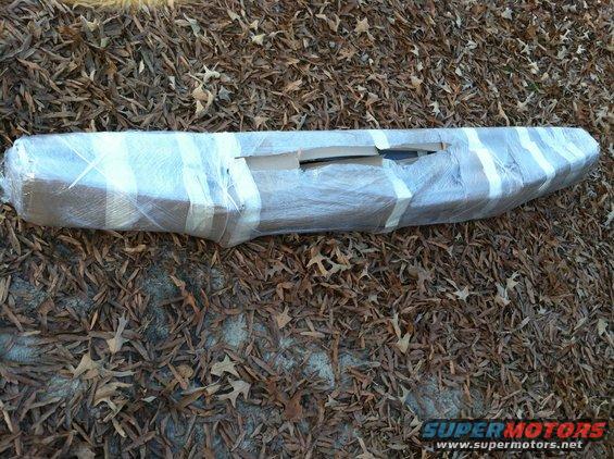 Wrapped bumper on ground