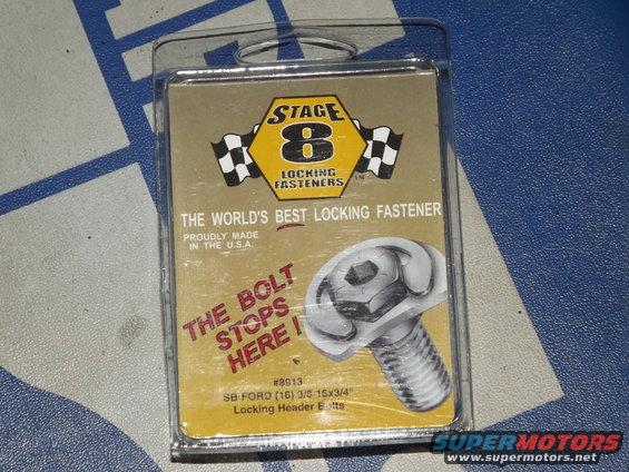 Stage 8 header bolts