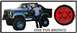 1984 Ford Bronco - A blue Ford Bronco is shown with a man standing beside it, next to an off-road club logo.