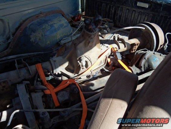 101_0148.jpg These guys spent 1800 miles bouncing around like that (they were really tied down to the rear seat mount) on the trip from Las Vegas to Louisiana on an 18 wheeler. When I got home and removed them I found out that the Sterling left a very noticeable impression on the floor... About 2" deep and the size of the diff cover.
