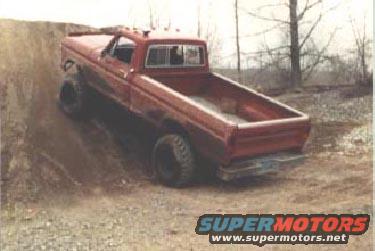 My first truck,73 f250,360 auto,4"susp,3" body,36" tires
