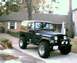 1995 Mitsubishi Eclipse - Front corner view of the jeep