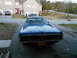 1968 Mercury Cougar - Front view of a blue 1968 Mercury Cougar parked in a driveway.