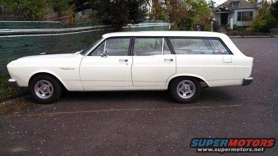 1966 Ford Falcon station wagon, side view