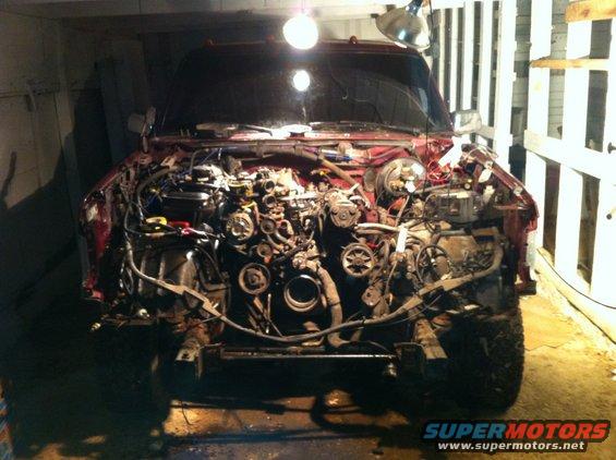 Almost ready to pull the 351.