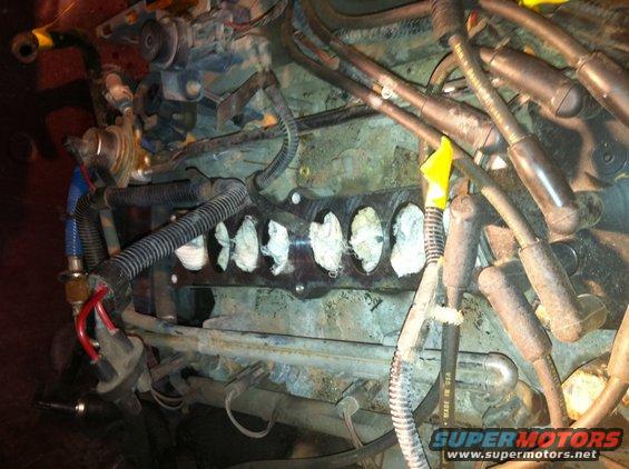 Upper intake removed for ease of removal. 