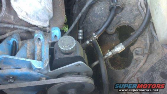 saginaw pump on a 6.9 feeding the hydroboost