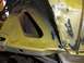 1971 Chevrolet Camaro - The image shows a section of a vehicle's engine bay with yellow paint and exposed metal components.