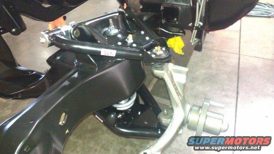 Car suspension components including control arms and springs