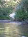 1992 Ford Explorer - A river winds through a natural landscape with dense foliage on either side.